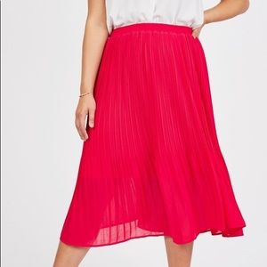Octavia Pleated MIDI Skirt